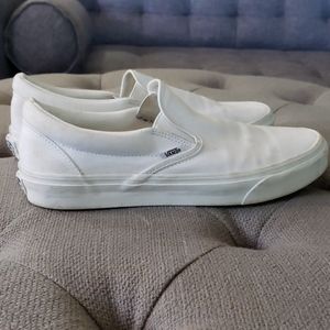 White Vans Slip-on